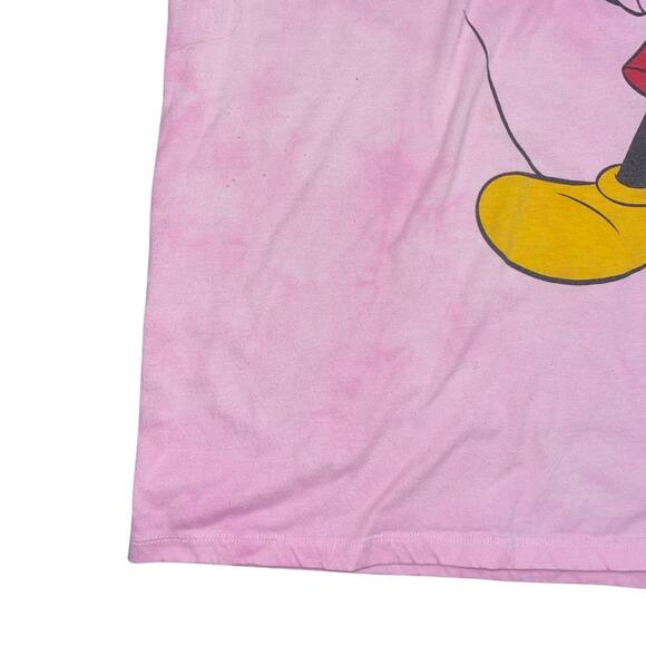 Disney Mickey Mouse Pink Tie Dye Graphic Tee Plus T-Shirt Size 3XL Disneyland - Picture 4 of 4